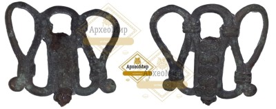 Булавка биметаллическая, ранний железный век.jpg (84.4 КБ) 788 просмотров Размер: длина 3,5см ширина 4,3см<br />Украина Киевская обл.