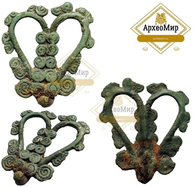 Биметаллическая ажурная булавка, ранний железный век, РЖВ.jpg (207.97 КБ) 916 просмотров Размер: длина 3,9см<br />Топография объекта: Курская область Железногорский район