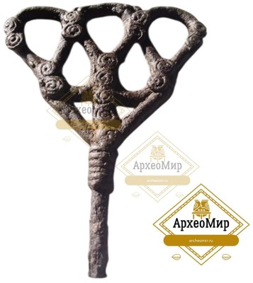 Биметаллическая ажурная булавка, ранний железный век, РЖВ (2).jpg (93.05 КБ) 916 просмотров Размер: 7,0х5,3см<br />Топография объекта: Украина