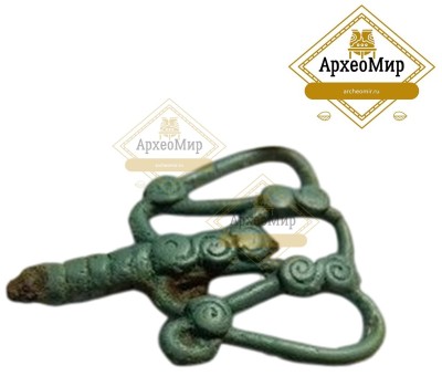 Биметаллическая ажурная булавка, ранний железный век, РЖВ.jpg (89.84 КБ) 412 просмотров Биметаллическая ажурная булавка, ранний железный век, РЖВ.jpg