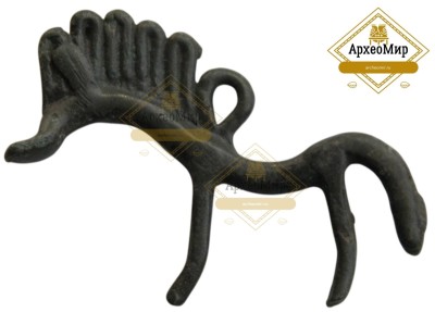 Привеска _Лошадка_, ранний железный век, ржв (5).jpg (73.77 КБ) 259 просмотров Размер: 2,9х4,4см<br />Топография объекта: Украина