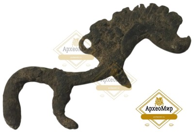 Привеска _Лошадка_, ранний железный век, ржв (4).jpg (81.3 КБ) 320 просмотров Размер: 4,7х4,2см<br />Топография объекта: Украина