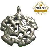 Привеска скандинавская  "борьба героя Сигурда и змея Фафнира"