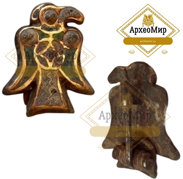 Орнитоморфная фибула брошь