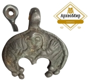 Лунница с изображением Богородицы Оранты