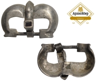 Поясная пряжка, серебро, Аланы