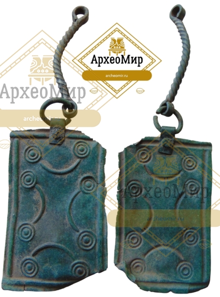 Привеска с циркульным орнаментом, Киевская культура