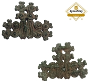 Накладка, нашивное украшение, дьяковская культура, ранний железный век