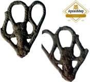 Биметаллическая ажурная булавка, ранний железный век, РЖВ