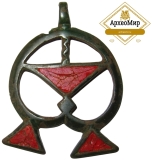 Привеска круга варварских эмалей