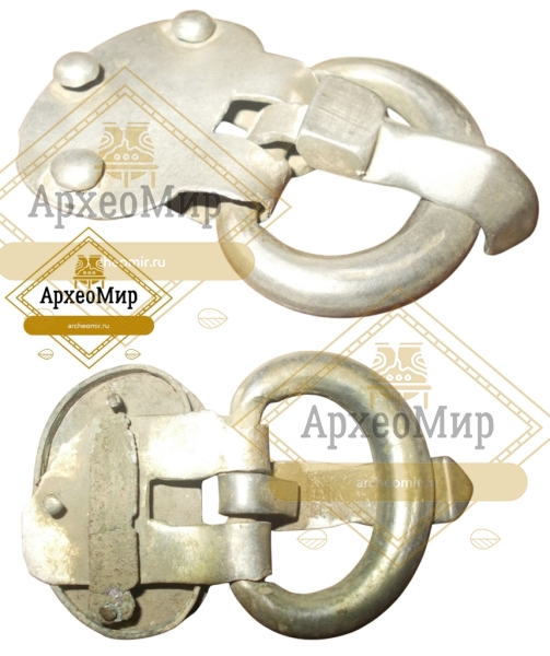 Пряжка с массивным клювовидным язычком