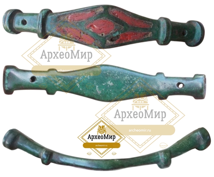 Фрагмент гривны, большой нагрудной цепи, замок со следами кернения, 