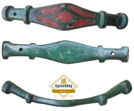 Фрагмент гривны, большой нагрудной цепи, замок со следами кернения, 