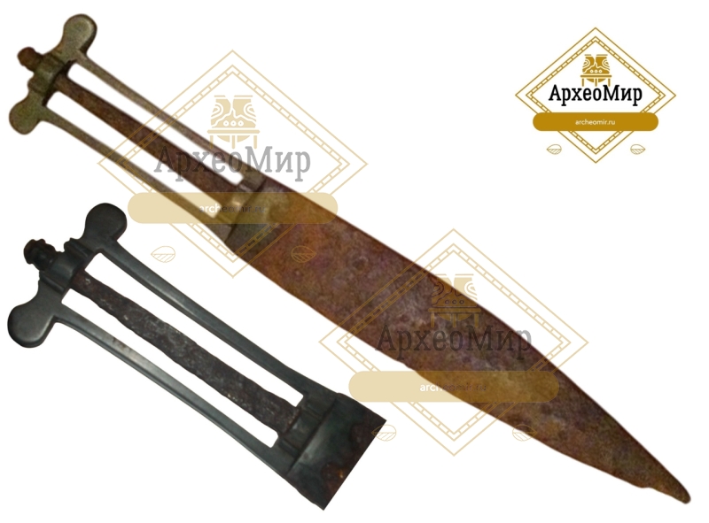 Кинжал, биметаллическая рукоять