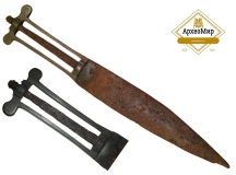 Кинжал, биметаллическая рукоять