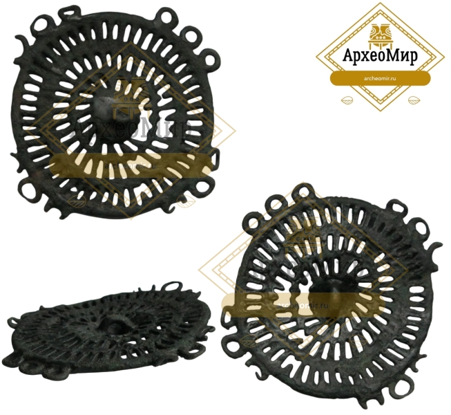 Нашивное украшение, Милоградская культура