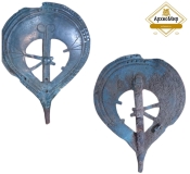 Биметаллическая булавка Днепро-Балтийский тип, ранний железный век, ржв