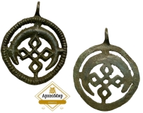 Лунница с крестом