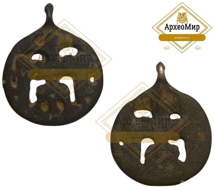 Орнитоморфная прорезная привеска