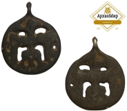 Орнитоморфная прорезная привеска