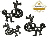 Орнитоморфная прорезная привеска 