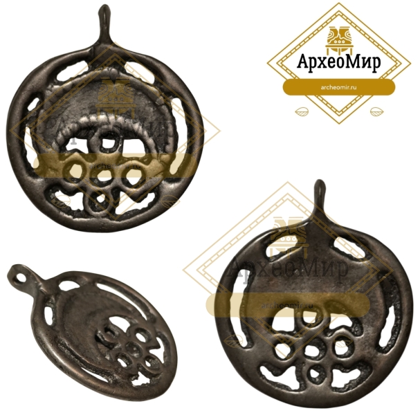 Лунница с крестом