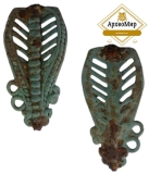 Биметаллическая ажурная булавка, ранний железный век, ржв