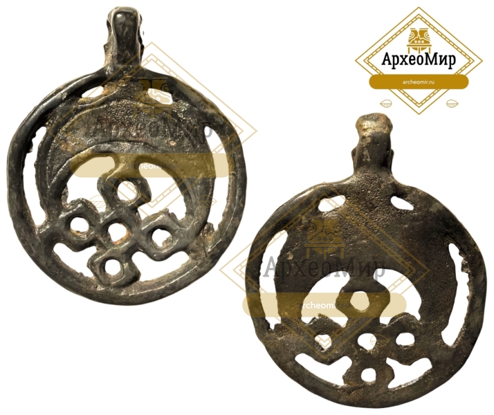 Лунница с крестом