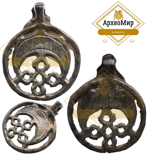 Лунница с крестом