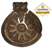 Привеска с орнаментом имитирующим зернь