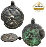 Монетовидная привеска Вятичи.