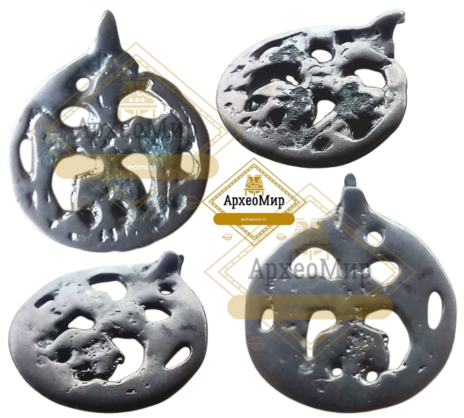 Орнитоморфная прорезная привеска