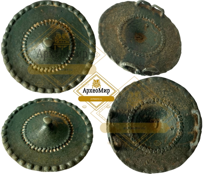 Нашивная бляшка, ранний железный век, ржв