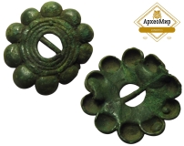 Бляшка нашивная, ранний железный век, РЖВ