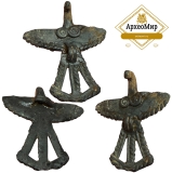 Привеска нашивка "Птичка" ранний железный век, ржв