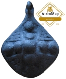 Привеска круглая выпуклая, щитовидная