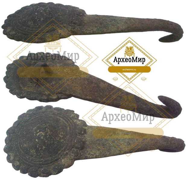 Эполетовидная застежка, ранний железный век, ржв