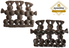 Нашивное украшение, дьяковская культура, ранний железный век, РЖВ