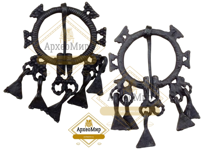 Ажурная застежка, ранний железный век, ржв