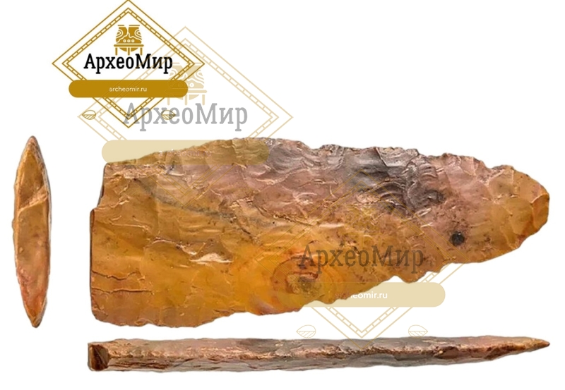 Нож, наконечник дротика, льяловская культура