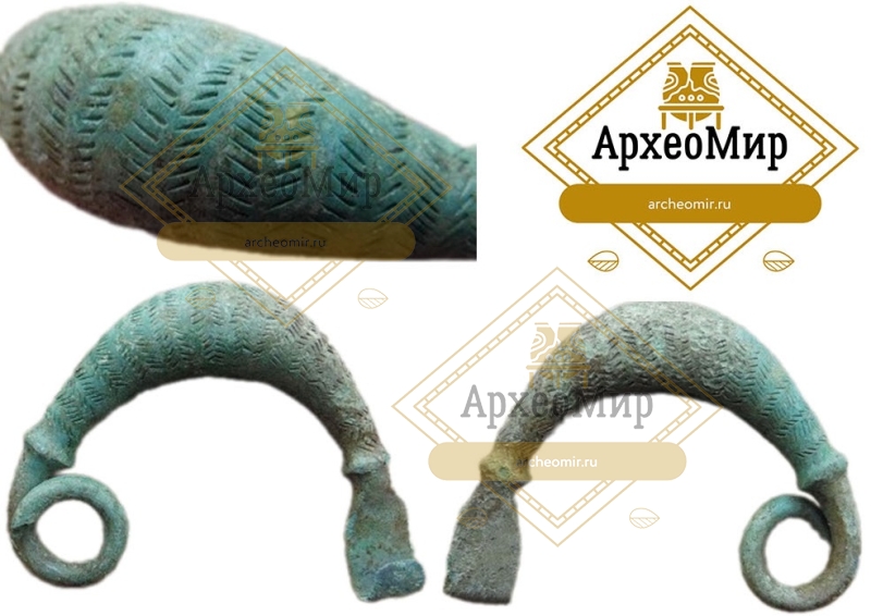 Фибула орнаментированная, кобанская культура